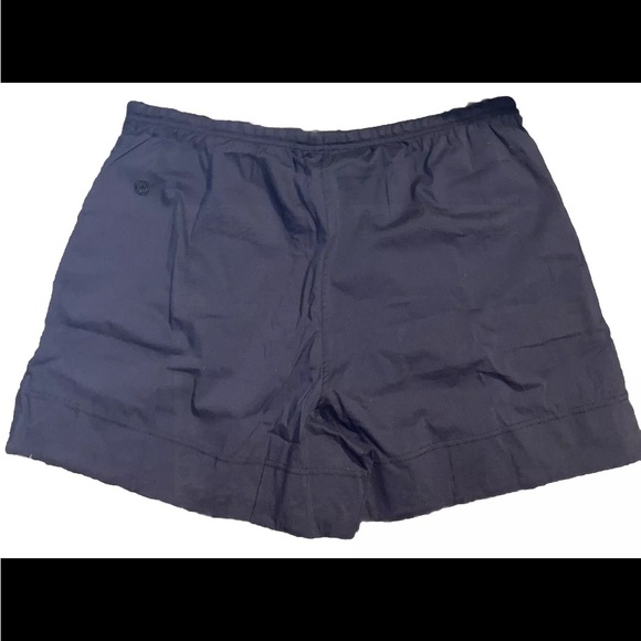 Lululemon NWOT Cotton-Blend Poplin High-Rise Short 4" Black - Picture 8 of 11